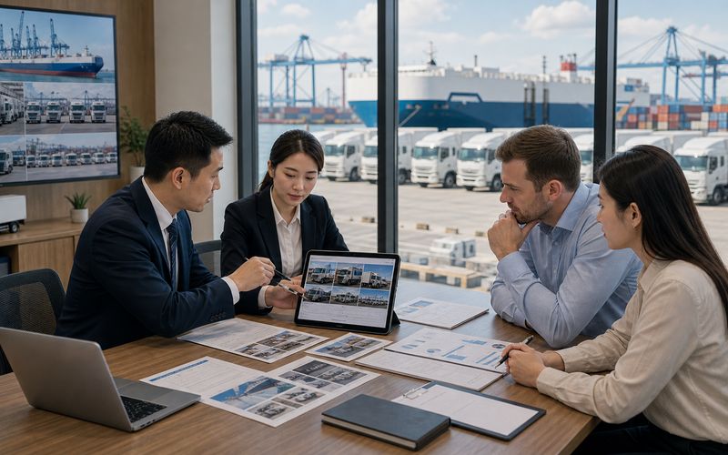 Practical export case presentation for overseas buyers