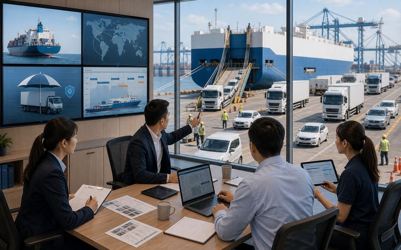 Freight quotation, sailing schedule and loading information