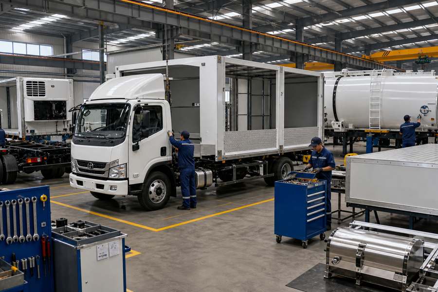 AI Truck Modification Workshop