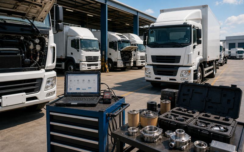 Fleet operation maintenance and diagnostic support